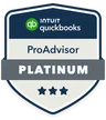 QuickBooks Online ProAdvisor Platinum badge