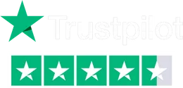 Trustpilot logo with star rating